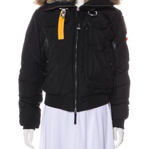 Parajumpers  Fur Hooded Bomber Jacket Sz M as is